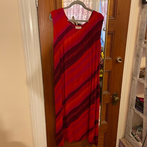 Avenue Midi Striped Dress 18/20 - Picture 1 of 6
